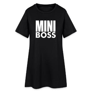 Son daughter baby toddler matchmaking family - Women’s T-Shirt Dress - black - Front