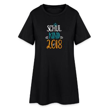 Kita Abgänger Schulkind Einschulung Kindergarten - Frauen T-Shirt-Kleid - Schwarz - Vorne