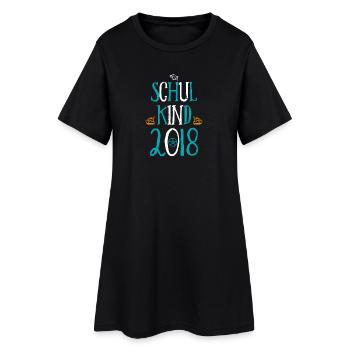 Kita Abgänger Schulkind Einschulung Kindergarten - Frauen T-Shirt-Kleid - Schwarz - Vorne