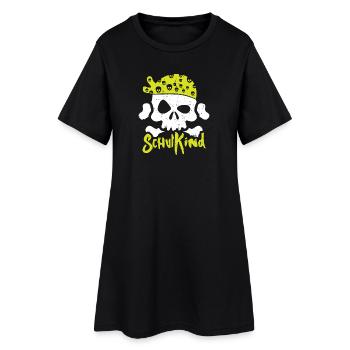 Kita Abgänger Schulkind Einschulung Kindergarten - Frauen T-Shirt-Kleid - Schwarz - Vorne