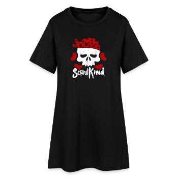Kita Abgänger Schulkind Einschulung Kindergarten - Frauen T-Shirt-Kleid - Schwarz - Vorne