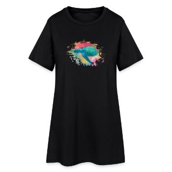 turtle - Women’s T-Shirt Dress - black - Front