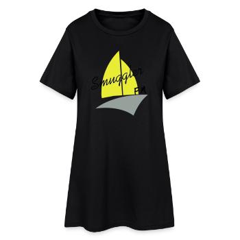 smuggler fm - Women’s T-Shirt Dress - black - Front