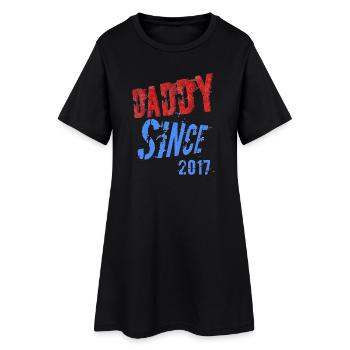 DADY SINCE - Women’s T-Shirt Dress - black - Front