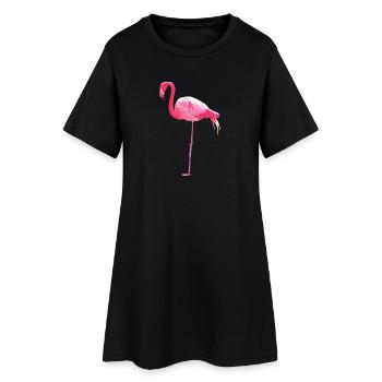 Pink Flamingo - Robe T-shirt Femme - noir - Devant