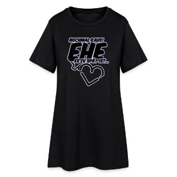 enterrement de vie de mariage de douche de mariage - Robe T-shirt Femme - noir - Devant
