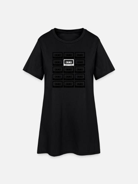 tapes - big bang theory - Robe T-shirt Femme - noir