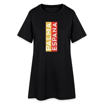 T-shirt souvenir Palma España Pull - Robe T-shirt Femme - noir - Devant