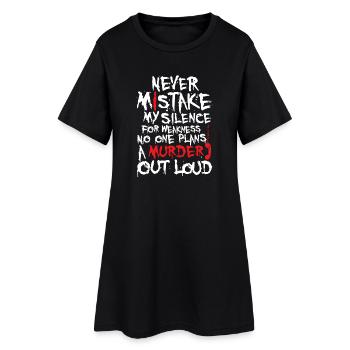 Halloween T-shirt - Robe T-shirt Femme - noir - Devant