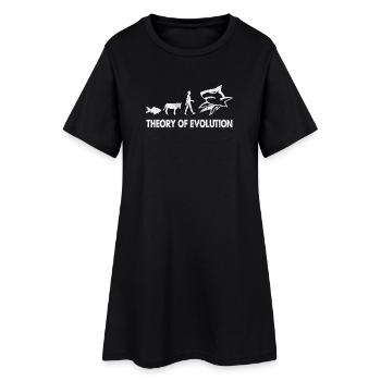 Requin requin créature de la mer cadeau de ventilateur de requin - Robe T-shirt Femme - noir - Devant