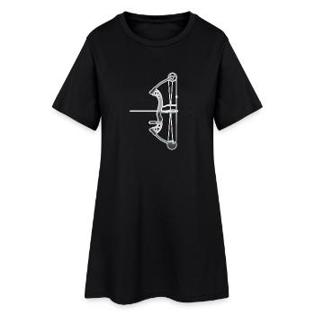 Archery Compound Bow - Women’s T-Shirt Dress - black - Front