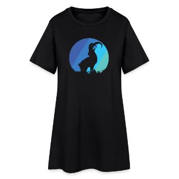 Capricorne - Robe T-shirt Femme - noir - Devant