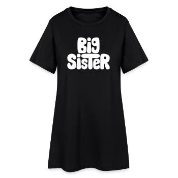 Grande soeur - Robe T-shirt Femme - noir - Devant