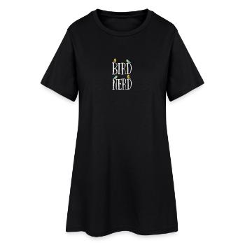 Birder Bird Nerd - Robe T-shirt Femme - noir - Devant