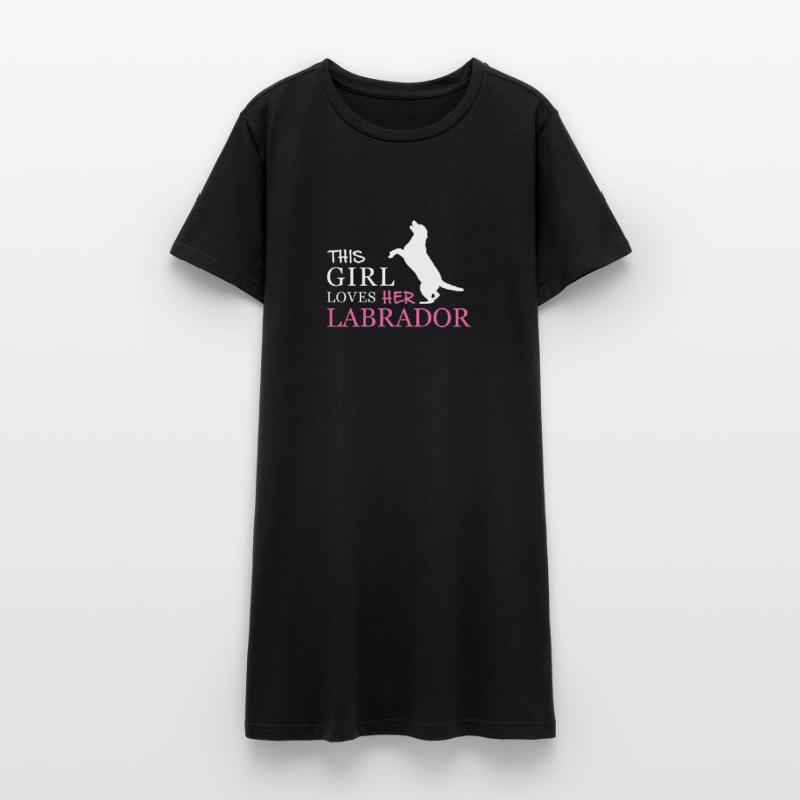 Labrador Sukienka T-shirtowa damska