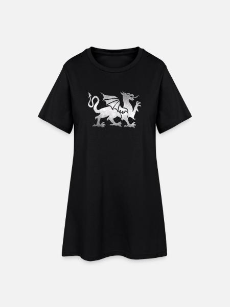 Mythical creature - Women’s T-Shirt Dress - black