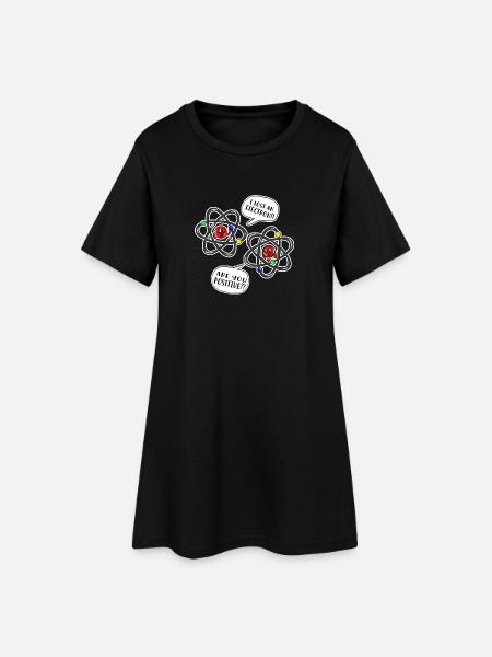science - Women’s T-Shirt Dress - black