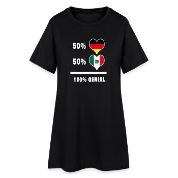 Allemagne et Mexique Genial / Cadeau - Robe T-shirt Femme - noir - Devant