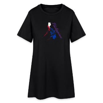 Script de la carte du drapeau philippin - Robe T-shirt Femme - noir - Devant