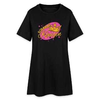 Déclaration de fan de musique folklorique Schlager Queen - Robe T-shirt Femme - noir - Devant