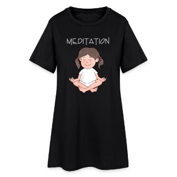 Sérénité - calme - confiance en soi - Robe T-shirt Femme - noir - Devant