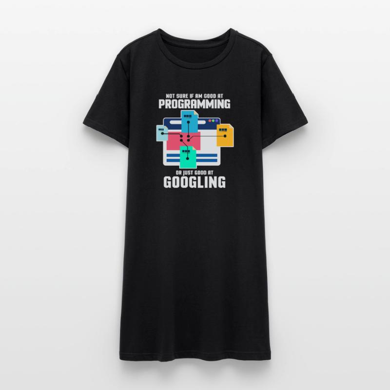 Programmierer Programmieren IT Computer Geschenk Frauen T-Shirt-Kleid