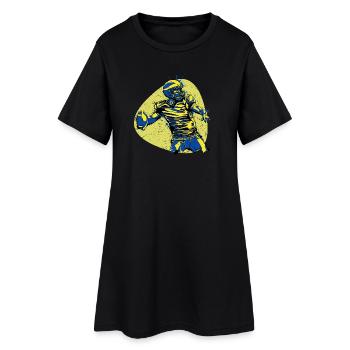 Vainqueur du quarterback du héros du football américain - Robe T-shirt Femme - noir - Devant