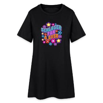 Schlagerfan Schlagermusik Fan Schlager Statement - Robe T-shirt Femme - noir - Devant