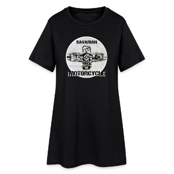 Moteur de boxe Bavarian Motorcycle - Robe T-shirt Femme - noir - Devant