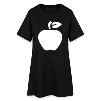 Une délicieuse pomme - Robe T-shirt Femme - noir - Devant