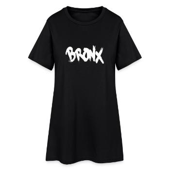 Bronx - Frauen T-Shirt-Kleid - Schwarz - Vorne