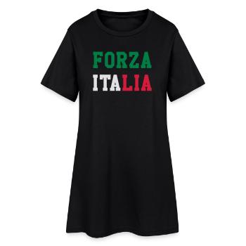 [ Forza Italia ] - Robe T-shirt Femme - noir - Devant