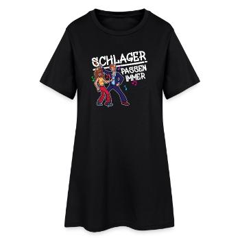 Schlager Party Célébrez La Danse Pop Party Music - Robe T-shirt Femme - noir - Devant