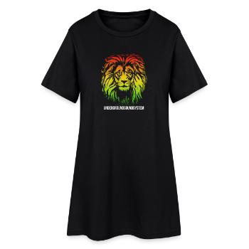 Lion Rainbow Underground Sound - Robe T-shirt Femme - noir - Devant