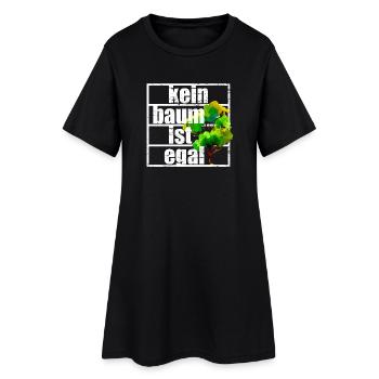 Pas d’arbre Est Peu importe le changement climatique Changement climatique Forêt - Robe T-shirt Femme - noir - Devant