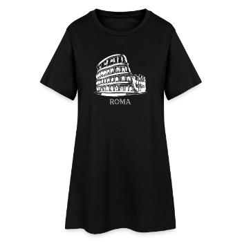 Colisée Amphithéâtre Rome Rome Italie Italy - Robe T-shirt Femme - noir - Devant