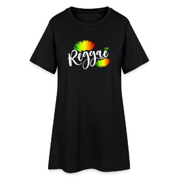 Reggae Rainbow Splash - Robe T-shirt Femme - noir - Devant