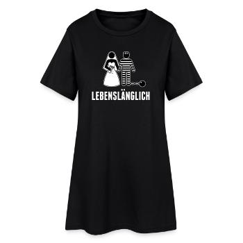 Junggesellenabschied Lustig Polterabend Ehe Lustig - Frauen T-Shirt-Kleid - Schwarz - Vorne