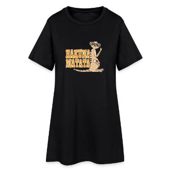 suricates - Robe T-shirt Femme - noir - Devant