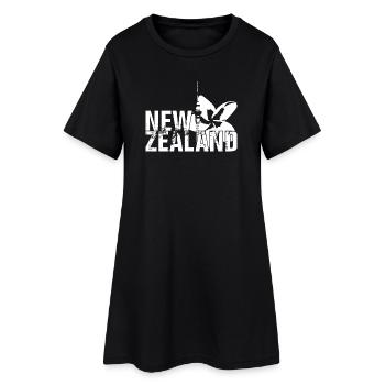 New Zealand - Robe T-shirt Femme - noir - Devant