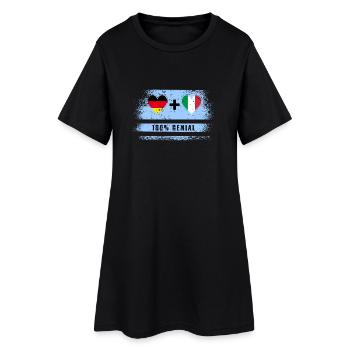 Germany and Italy 100% Ingenious / Gift - Women’s T-Shirt Dress - black - Front