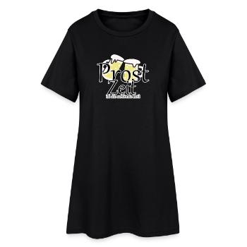 Prost Bier Biergarten Spruch - Frauen T-Shirt-Kleid - Schwarz - Vorne