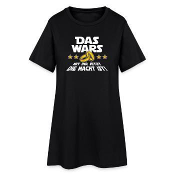 Das Wars Lustig Spruch Hochzeit Junggeselle JGA - Frauen T-Shirt-Kleid - Schwarz - Vorne