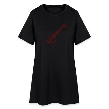 guitare - Robe T-shirt Femme - noir - Devant
