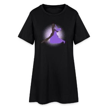 danse - Robe T-shirt Femme - noir - Devant