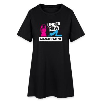 Enterrement de vie de garçon JGA Polterabend Drôle de fête - Robe T-shirt Femme - noir - Devant