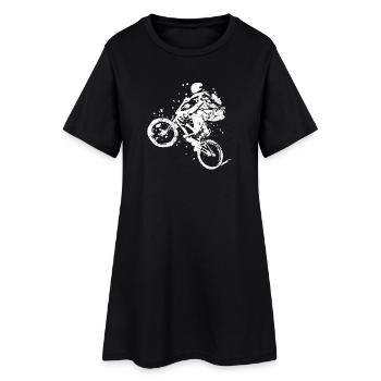 Vélo BMX Vélo - BMX Course - Robe T-shirt Femme - noir - Devant