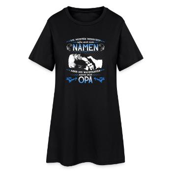 Grand-père petit-fils T-shirt Les plus importants m’appelleNT OPA - Robe T-shirt Femme - noir - Devant
