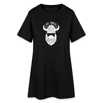 Cadeau oncle barbe barbe barbe nièce neveu - Robe T-shirt Femme - noir - Devant
