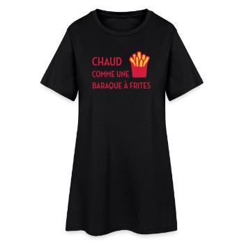 sexe / drague / seduction / fête / sexy / sex - Robe T-shirt Femme - noir - Devant